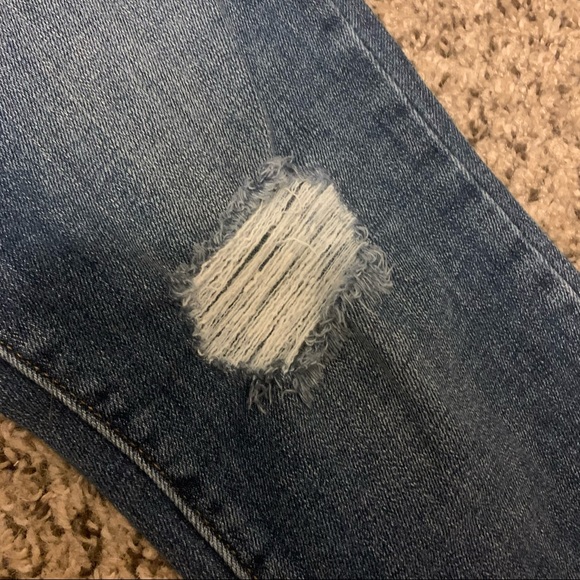 Levi’s 711 Skinny Jeans, raw hem, distressed, 28 - Picture 4 of 9